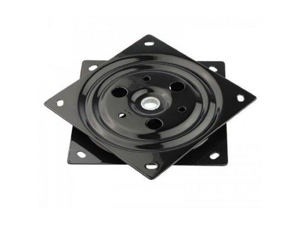 Piastra Girevole Quadra con Sfere Acciaio Nero mm.175x175  | GTV - immagine 2